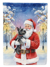 Load image into Gallery viewer, Scottish Terrier with Santa Claus Garden Flag