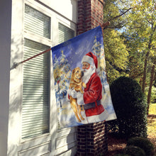 Load image into Gallery viewer, Shar Pei with Santa Claus House Flag
