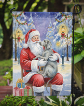 Load image into Gallery viewer, Weimaraner with Santa Claus Garden Flag