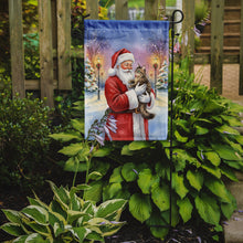 Load image into Gallery viewer, American Wirehair Cat with Santa Claus Garden Flag