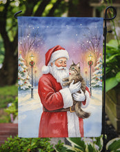 Load image into Gallery viewer, American Wirehair Cat with Santa Claus Garden Flag