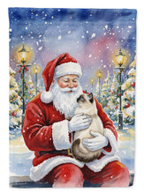 Load image into Gallery viewer, Birman Cat with Santa Claus Garden Flag