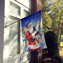 Load image into Gallery viewer, Bombay Cat with Santa Claus House Flag