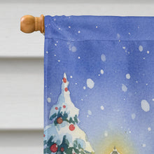 Load image into Gallery viewer, Chocolate Point Cat with Santa Claus House Flag