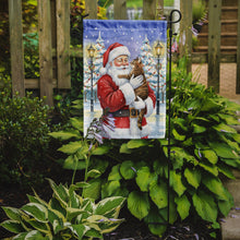 Load image into Gallery viewer, Classic Tabby Brown Cat with Santa Claus Garden Flag