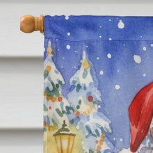 Load image into Gallery viewer, Cornish Rex Cat with Santa Claus House Flag