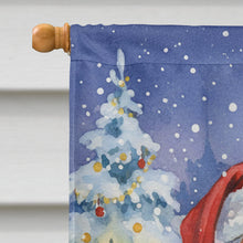 Load image into Gallery viewer, Cymric Cat with Santa Claus House Flag