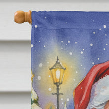 Load image into Gallery viewer, Devon Rex Cat with Santa Claus House Flag