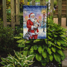 Load image into Gallery viewer, Javanese Cat with Santa Claus Garden Flag