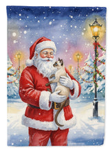Load image into Gallery viewer, Javanese Cat with Santa Claus Garden Flag