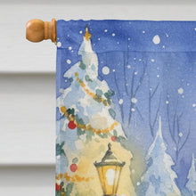 Load image into Gallery viewer, Khao Manee Cat with Santa Claus House Flag