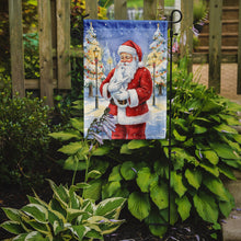 Load image into Gallery viewer, Khao Manee Cat with Santa Claus Garden Flag