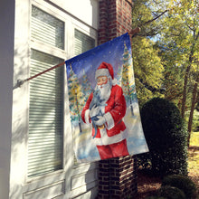 Load image into Gallery viewer, Korat Cat with Santa Claus House Flag