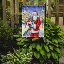 Load image into Gallery viewer, Korat Cat with Santa Claus Garden Flag