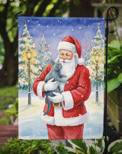 Load image into Gallery viewer, Korat Cat with Santa Claus Garden Flag