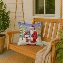 Load image into Gallery viewer, Korat Cat with Santa Claus Throw Pillow