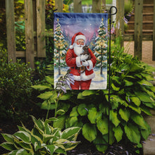 Load image into Gallery viewer, Lykoi Cat with Santa Claus Garden Flag