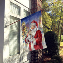 Load image into Gallery viewer, Mekong Bobtail Cat with Santa Claus House Flag