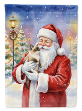 Load image into Gallery viewer, Mekong Bobtail Cat with Santa Claus Garden Flag