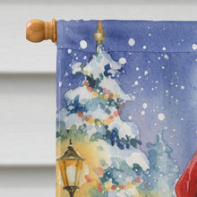 Load image into Gallery viewer, Persian Blue Cat with Santa Claus House Flag