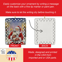 Load image into Gallery viewer, Ragdoll Seal Point with Santa Claus Porcelain Ornament