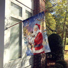 Load image into Gallery viewer, Seal Point Cat with Santa Claus House Flag
