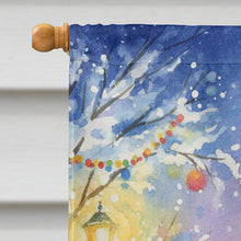 Load image into Gallery viewer, Red Ginger Cat with Santa Claus House Flag