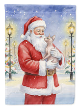 Load image into Gallery viewer, Sphynx Cat with Santa Claus House Flag