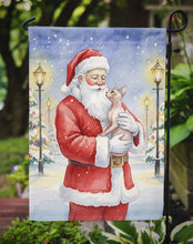 Load image into Gallery viewer, Sphynx Cat with Santa Claus Garden Flag