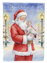 Load image into Gallery viewer, Sphynx Cat with Santa Claus Garden Flag