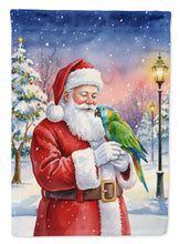 Load image into Gallery viewer, Amazon Parrot with Santa Claus House Flag