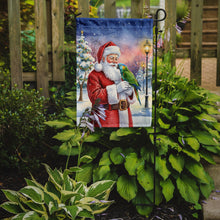 Load image into Gallery viewer, Amazon Parrot with Santa Claus Garden Flag