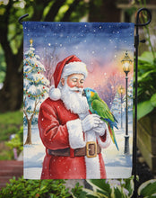 Load image into Gallery viewer, Amazon Parrot with Santa Claus Garden Flag