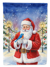 Load image into Gallery viewer, Bluebird with Santa Claus House Flag