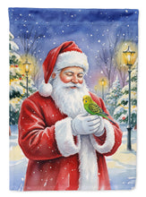 Load image into Gallery viewer, Budgerigar with Santa Claus House Flag