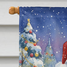 Load image into Gallery viewer, Cockatiel with Santa Claus House Flag