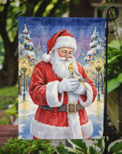 Load image into Gallery viewer, Cockatiel with Santa Claus Garden Flag