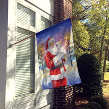 Load image into Gallery viewer, Cockatoo with Santa Claus House Flag