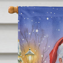 Load image into Gallery viewer, Cockatoo with Santa Claus House Flag