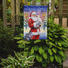 Load image into Gallery viewer, Cockatoo with Santa Claus Garden Flag