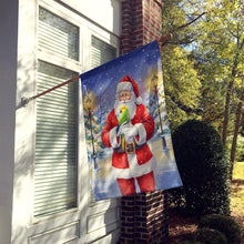 Load image into Gallery viewer, Double Yellow Headed Amazon Parrot with Santa Claus House Flag