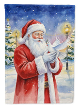 Load image into Gallery viewer, Dove with Santa Claus House Flag