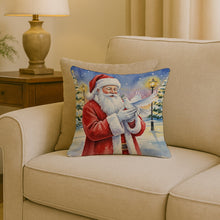 Load image into Gallery viewer, Dove with Santa Claus Throw Pillow