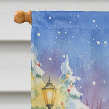 Load image into Gallery viewer, Egret with Santa Claus House Flag