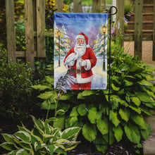 Load image into Gallery viewer, Egret with Santa Claus Garden Flag