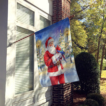 Load image into Gallery viewer, Female Eclectus with Santa Claus House Flag