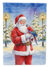 Load image into Gallery viewer, Female Eclectus with Santa Claus Garden Flag