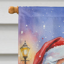 Load image into Gallery viewer, Goldfinch with Santa Claus House Flag