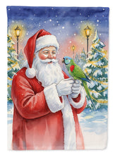 Load image into Gallery viewer, Hahn�s Macaw Parrot with Santa Claus House Flag