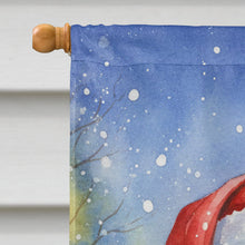 Load image into Gallery viewer, Hummingbird with Santa Claus House Flag